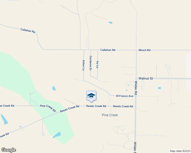 map of restaurants, bars, coffee shops, grocery stores, and more near 20330 Acorn Avenue in Red Bluff