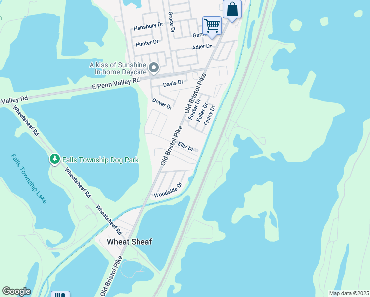 map of restaurants, bars, coffee shops, grocery stores, and more near 1445 Old Bristol Pike in Morrisville