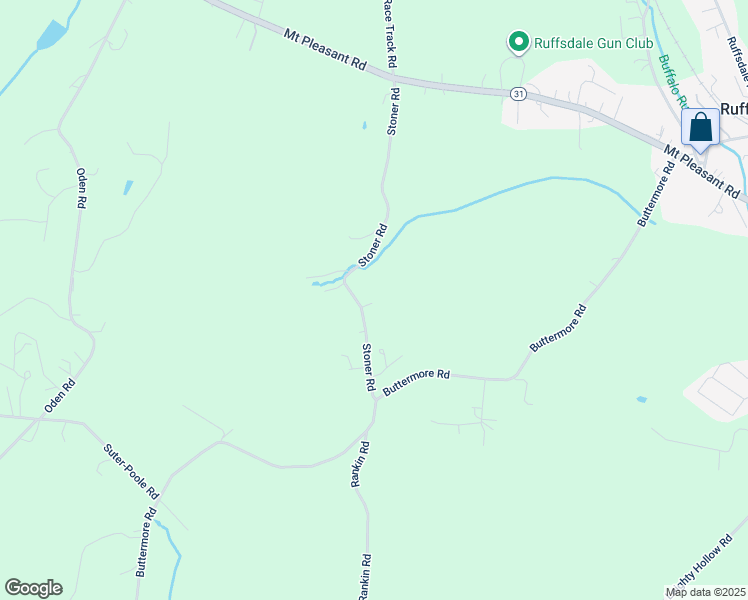 map of restaurants, bars, coffee shops, grocery stores, and more near 534 Stoner Road in Ruffs Dale
