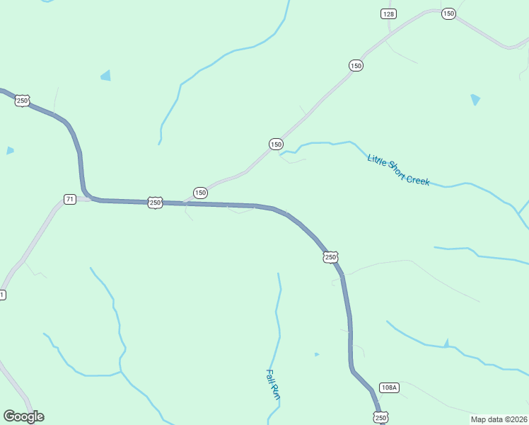 map of restaurants, bars, coffee shops, grocery stores, and more near 1537 U.S. 250 in Adena