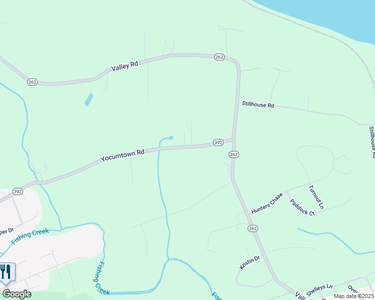 map of restaurants, bars, coffee shops, grocery stores, and more near 100 Yocumtown Road in Etters