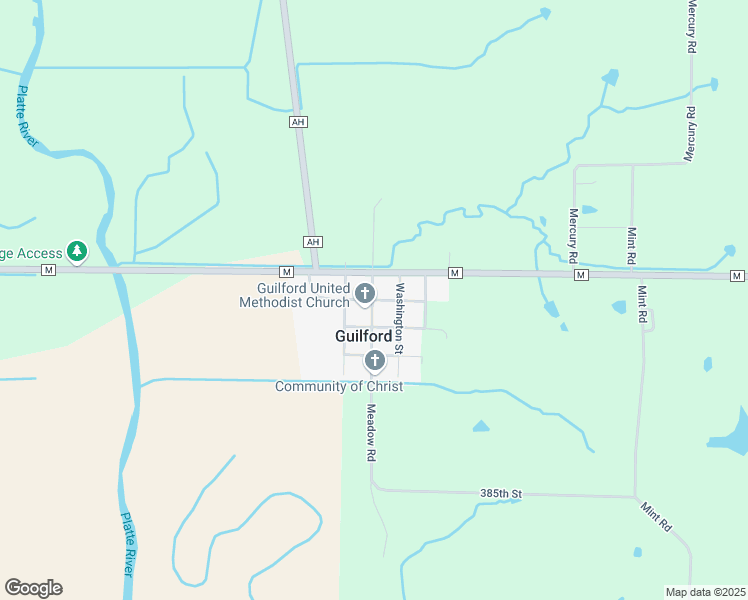 map of restaurants, bars, coffee shops, grocery stores, and more near 304 Elm Street in Guilford