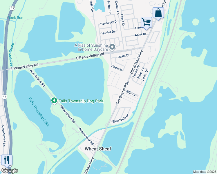 map of restaurants, bars, coffee shops, grocery stores, and more near 9257 Longview Drive in Morrisville