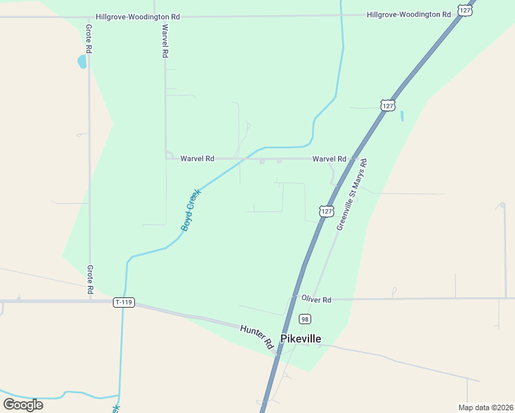 map of restaurants, bars, coffee shops, grocery stores, and more near 5306 Tamarack Trail in Greenville