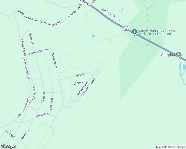 map of restaurants, bars, coffee shops, grocery stores, and more near 260 Squaw Valley Road in Boswell