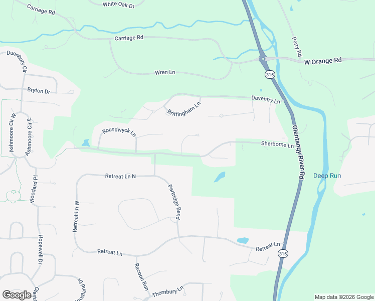 map of restaurants, bars, coffee shops, grocery stores, and more near 8605 Pennington Court in Powell