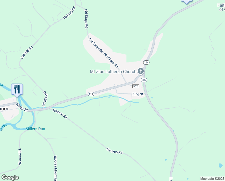 map of restaurants, bars, coffee shops, grocery stores, and more near 890 Cedars Road in Lewisberry