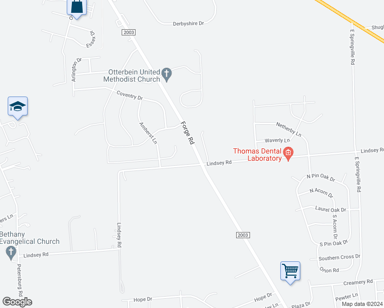 map of restaurants, bars, coffee shops, grocery stores, and more near 308 Seaton Court in Carlisle