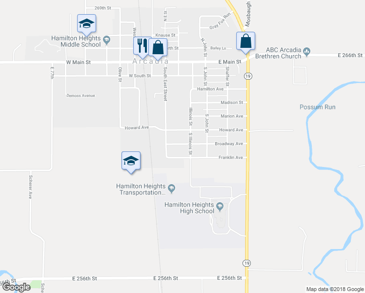 map of restaurants, bars, coffee shops, grocery stores, and more near 305 Broadway Avenue in Arcadia