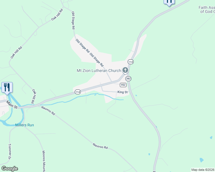 map of restaurants, bars, coffee shops, grocery stores, and more near 882 Cedars Rd in Lewisberry