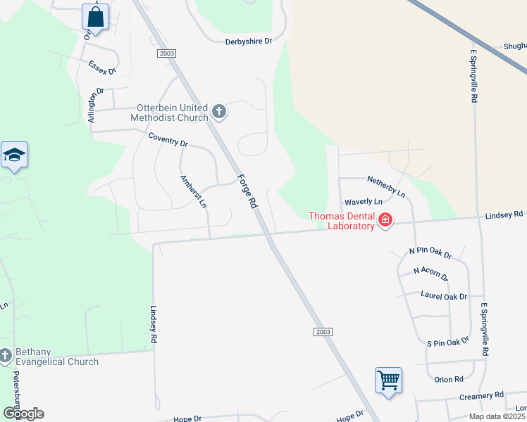 map of restaurants, bars, coffee shops, grocery stores, and more near 12 Wesley Drive in Carlisle