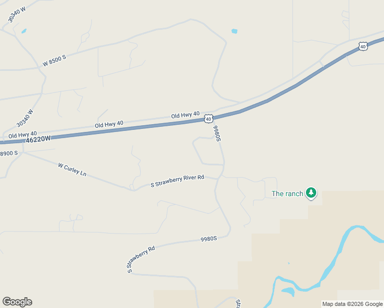 map of restaurants, bars, coffee shops, grocery stores, and more near 8940 Strawberry River Road in Duchesne