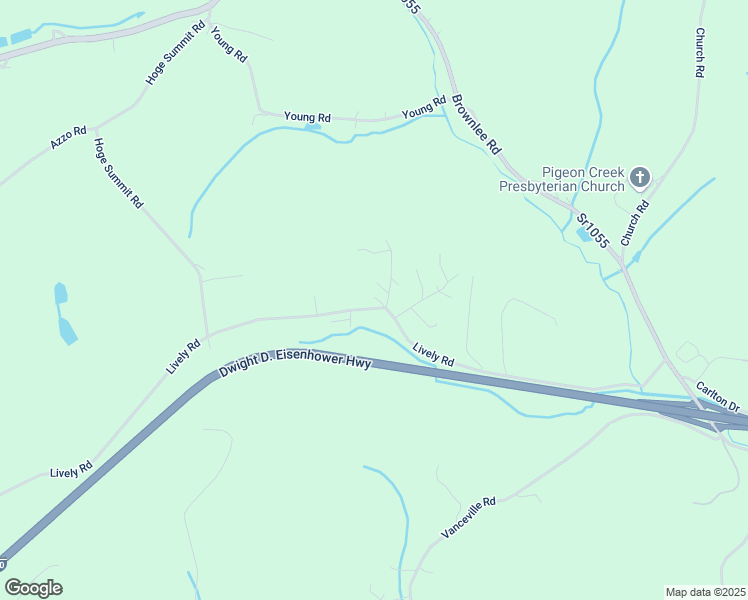 map of restaurants, bars, coffee shops, grocery stores, and more near 452 Lively Road in Eighty Four