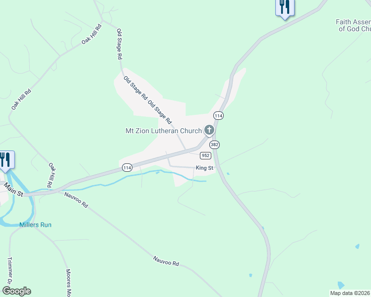 map of restaurants, bars, coffee shops, grocery stores, and more near 882 Cedars Road in Lewisberry