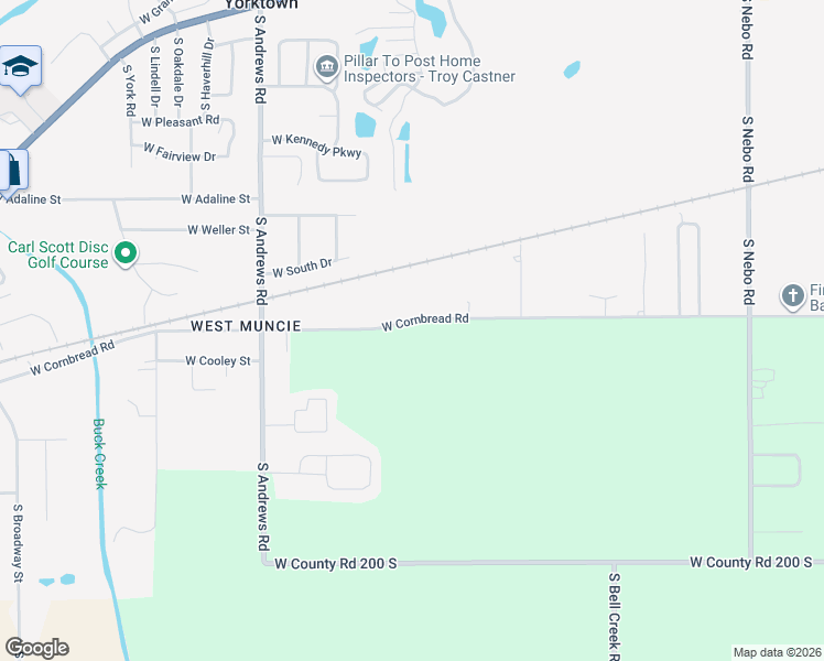 map of restaurants, bars, coffee shops, grocery stores, and more near 7521 West Cornbread Road in Yorktown