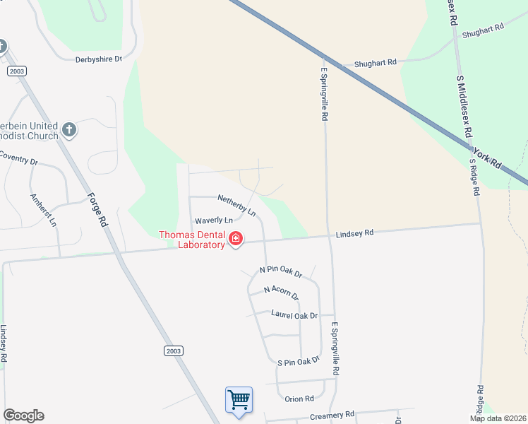 map of restaurants, bars, coffee shops, grocery stores, and more near 22 Netherby Ln in Carlisle