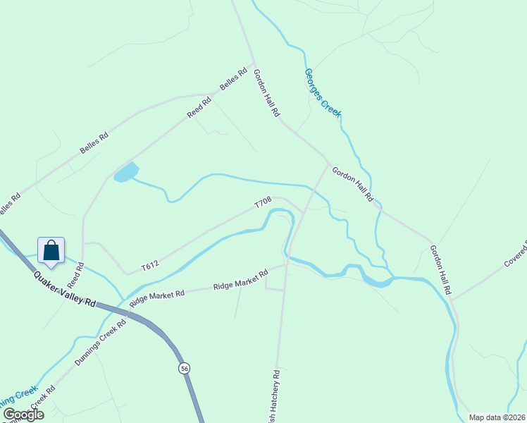 map of restaurants, bars, coffee shops, grocery stores, and more near 364-520 Wayne Boulevard in Bedford