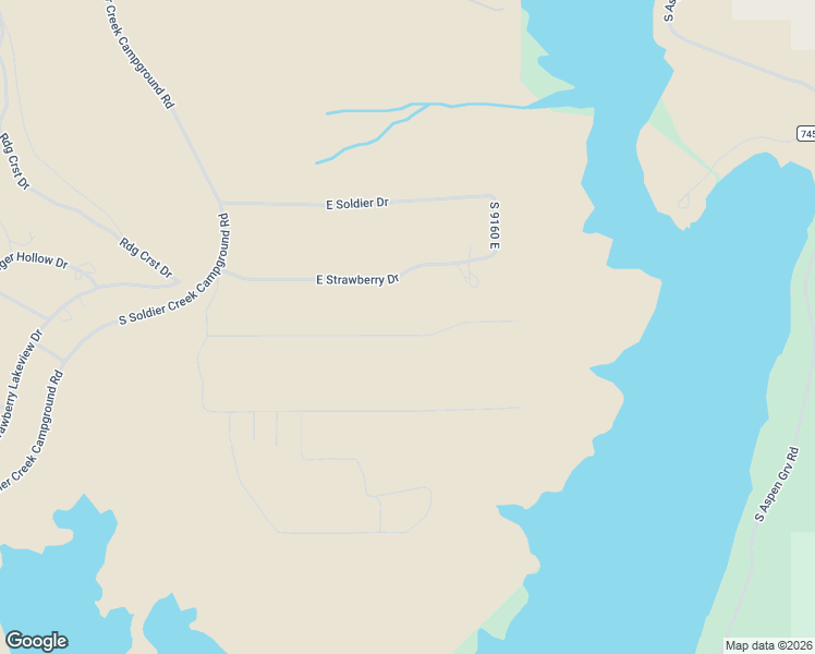 map of restaurants, bars, coffee shops, grocery stores, and more near 8931 East Soldier Creek Lane in Heber City