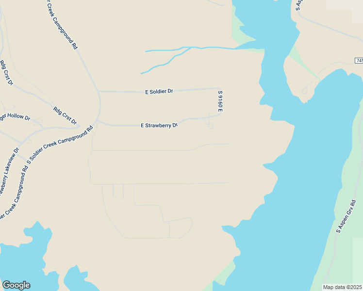 map of restaurants, bars, coffee shops, grocery stores, and more near 8931 East Soldier Creek Lane in Heber City