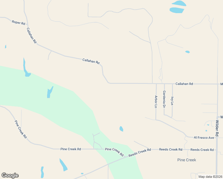 map of restaurants, bars, coffee shops, grocery stores, and more near 20105 Callahan Road in Red Bluff