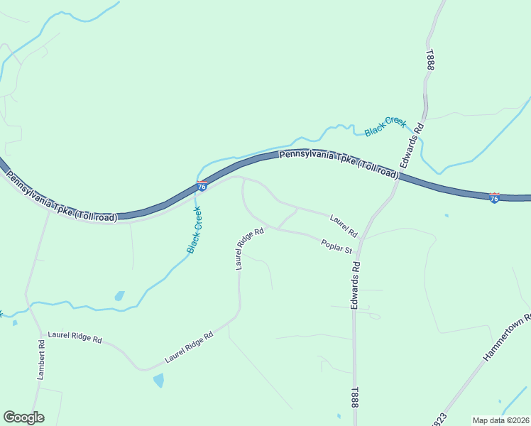 map of restaurants, bars, coffee shops, grocery stores, and more near 2307 Poplar Street in Narvon