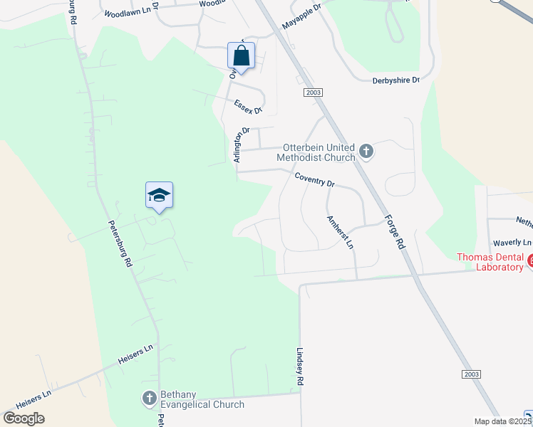 map of restaurants, bars, coffee shops, grocery stores, and more near 102 Berkshire Drive in Carlisle