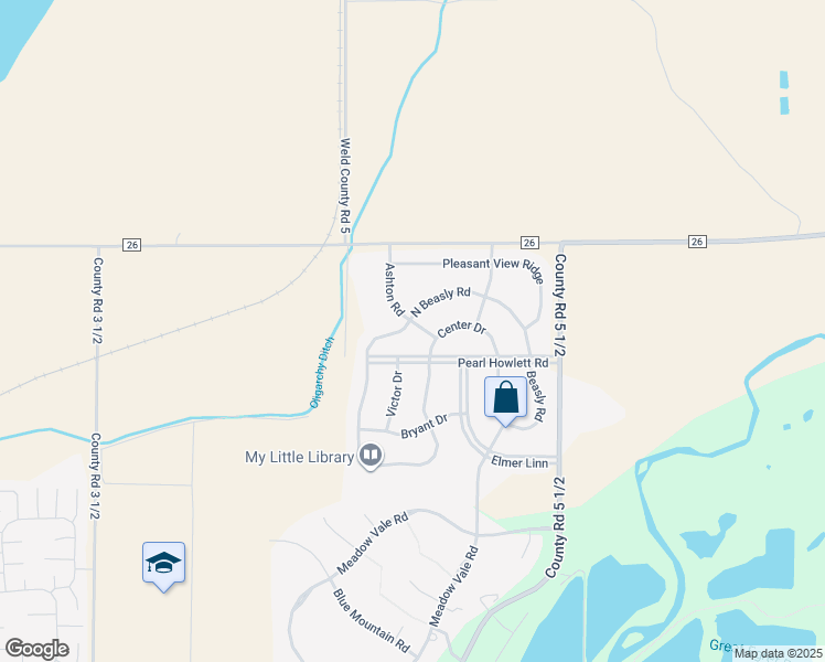 map of restaurants, bars, coffee shops, grocery stores, and more near 11791 North Beasly Road in Longmont