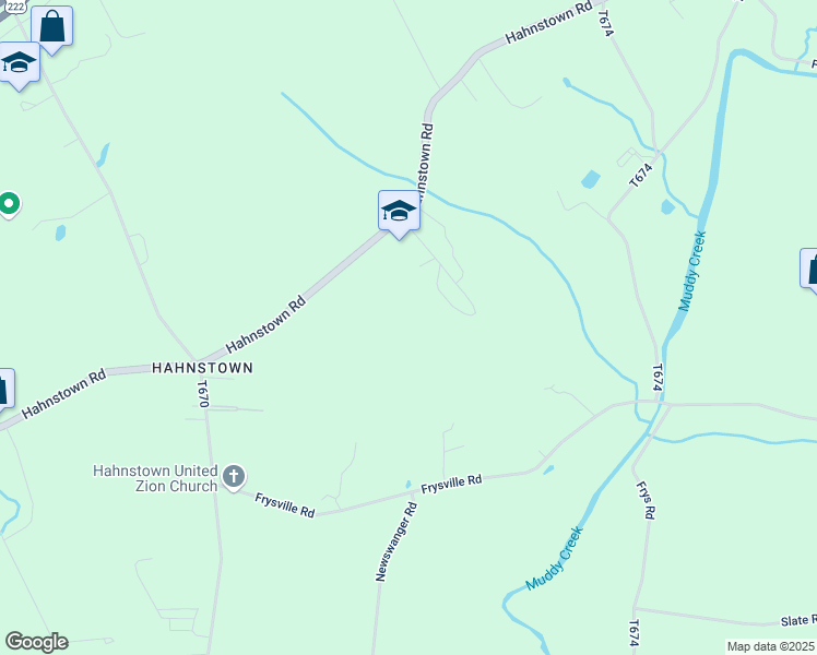 map of restaurants, bars, coffee shops, grocery stores, and more near 241 Hahnstown Road in Ephrata