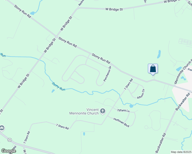 map of restaurants, bars, coffee shops, grocery stores, and more near 38 Percheron Drive in Spring City