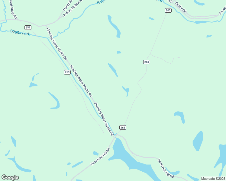 map of restaurants, bars, coffee shops, grocery stores, and more near 74301 Flushing Water Works Road in Cadiz