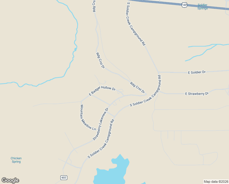 map of restaurants, bars, coffee shops, grocery stores, and more near 8083 East Badger Hollow Drive in Heber City
