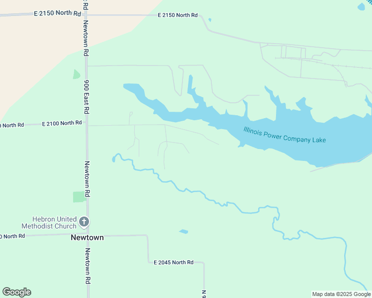 map of restaurants, bars, coffee shops, grocery stores, and more near 9604 East 2100 North Road in Oakwood