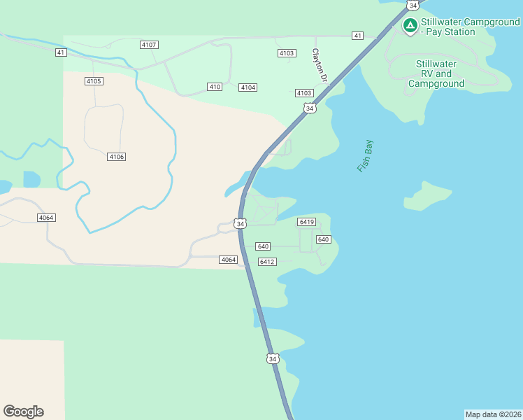 map of restaurants, bars, coffee shops, grocery stores, and more near 7878 West US Highway 34 in Grand Lake