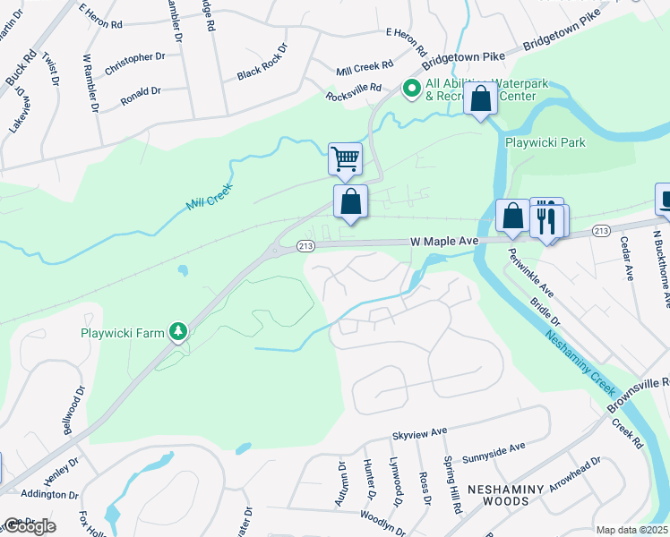 map of restaurants, bars, coffee shops, grocery stores, and more near 509 Leon Circle in Feasterville-Trevose