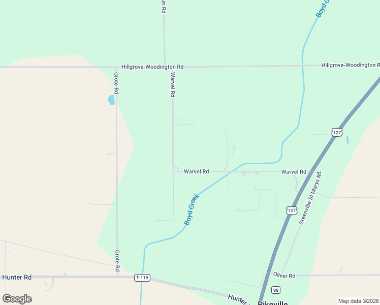 map of restaurants, bars, coffee shops, grocery stores, and more near 5177 Warvel Road in Ansonia