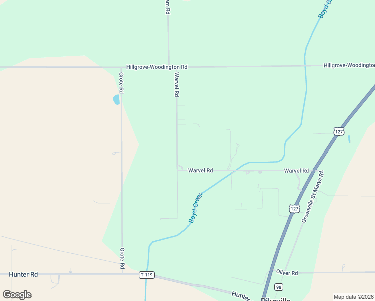 map of restaurants, bars, coffee shops, grocery stores, and more near 5177 Warvel Road in Ansonia