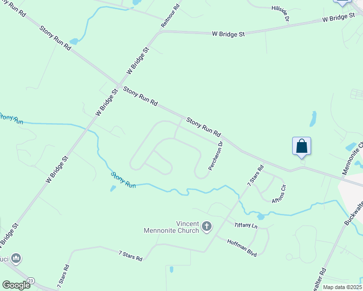 map of restaurants, bars, coffee shops, grocery stores, and more near 50 Percheron Drive in Spring City