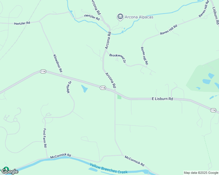 map of restaurants, bars, coffee shops, grocery stores, and more near 931 East Lisburn Road in Mechanicsburg