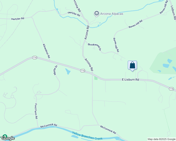 map of restaurants, bars, coffee shops, grocery stores, and more near 931 East Lisburn Road in Mechanicsburg