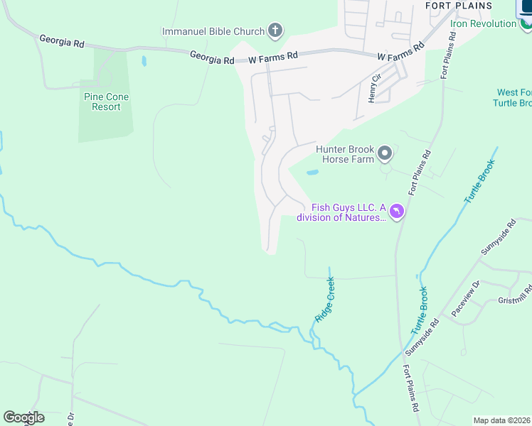 map of restaurants, bars, coffee shops, grocery stores, and more near Lily Pond Court in Howell Township