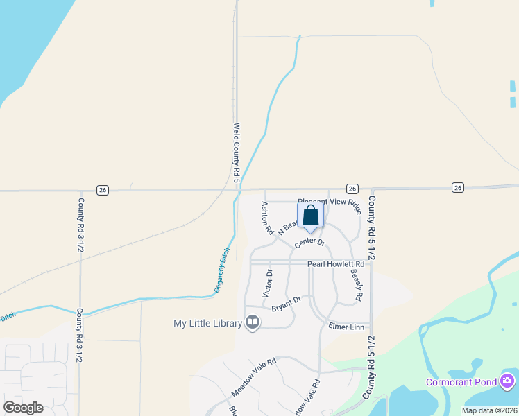 map of restaurants, bars, coffee shops, grocery stores, and more near 2004 County Road 26 in Longmont