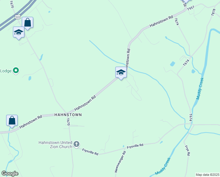 map of restaurants, bars, coffee shops, grocery stores, and more near 241 Hahnstown Road in Ephrata