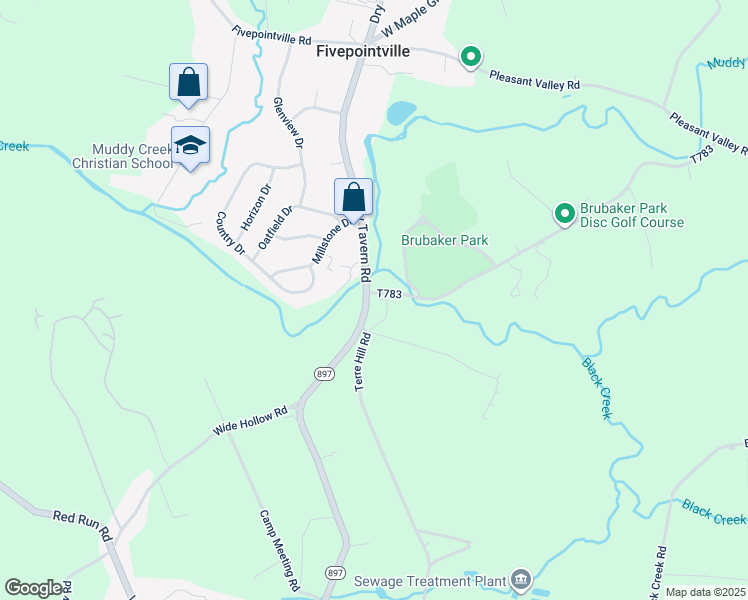 map of restaurants, bars, coffee shops, grocery stores, and more near 928 Broad Street in East Earl