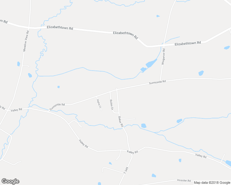 map of restaurants, bars, coffee shops, grocery stores, and more near 2090 Baker Road in Manheim