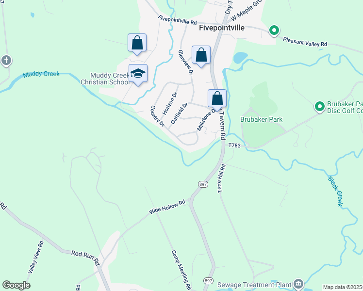 map of restaurants, bars, coffee shops, grocery stores, and more near 219 Country Drive in Denver