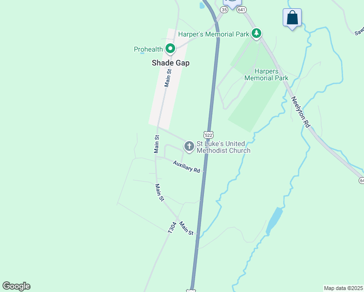map of restaurants, bars, coffee shops, grocery stores, and more near 11637 Circle Street in Shade Gap