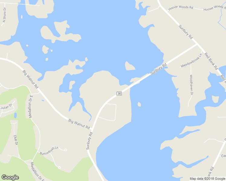 map of restaurants, bars, coffee shops, grocery stores, and more near 5040 Sunbury Road in Westerville