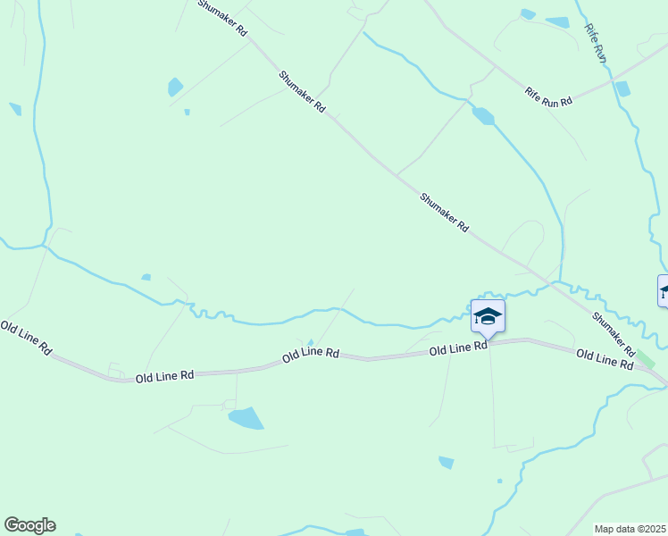 map of restaurants, bars, coffee shops, grocery stores, and more near 1332 Old Line Road in Manheim