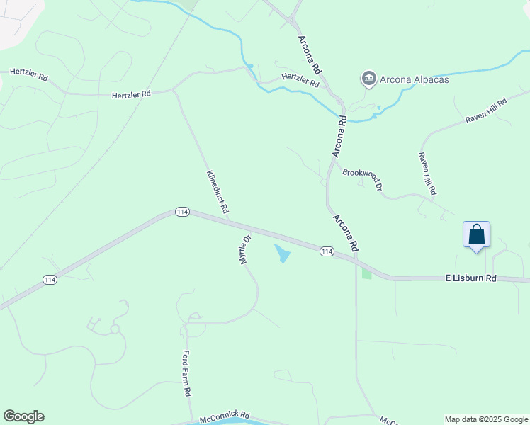 map of restaurants, bars, coffee shops, grocery stores, and more near 821 E Lisburn Rd in Mechanicsburg