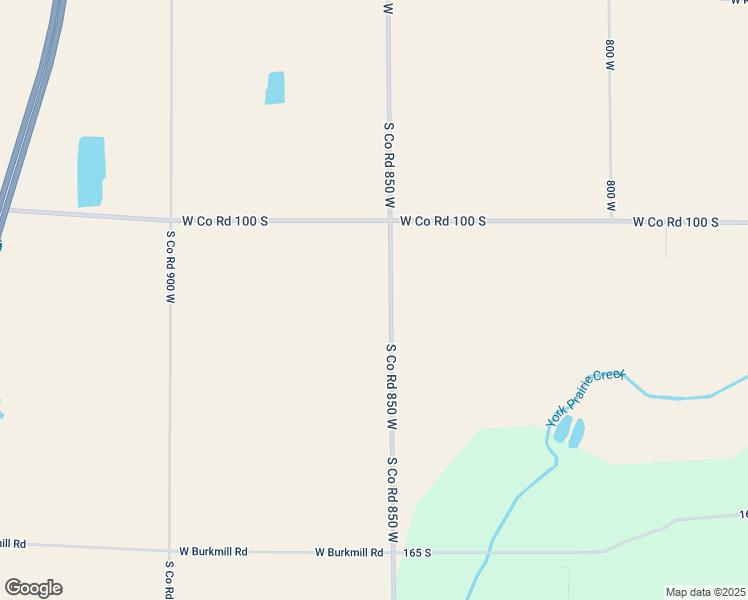 map of restaurants, bars, coffee shops, grocery stores, and more near 1951 South Co Road 850 West in Daleville